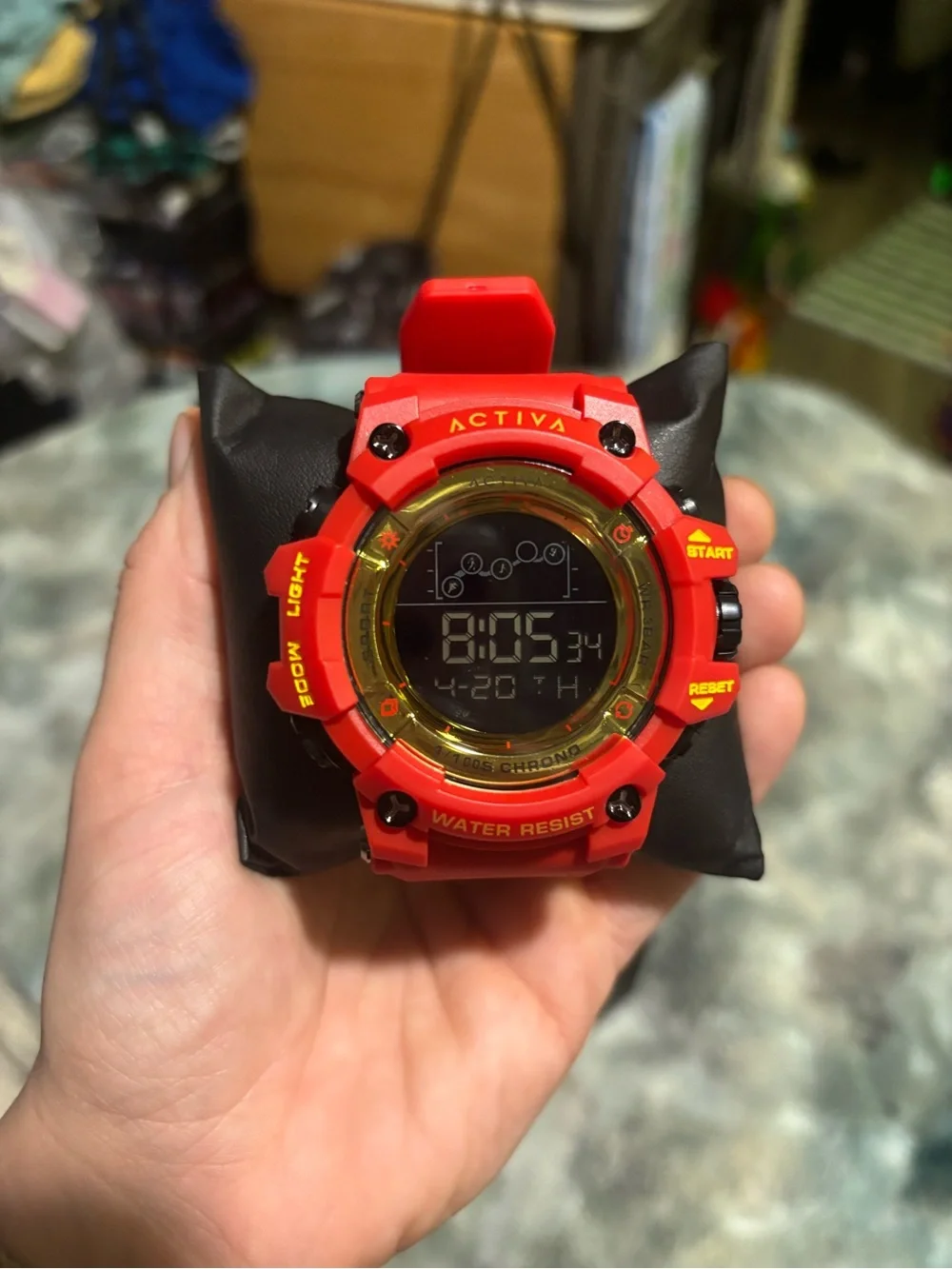 Activa X Invicta Digital Unisex Watch - 50mm, Red (ACW8082-015)